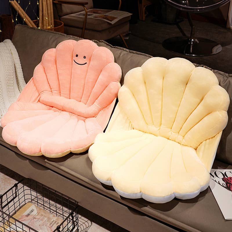 Creative Shell Shaped Plush Cushion Pillow